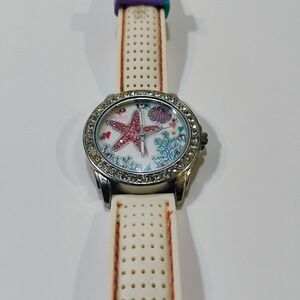 Lady Katie 40mm Women's Quartz Wristwatch Sea Starfish Shell LK2006 0712Untested
